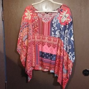 Desigual poncho top